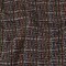 1 Yard Black Coffee, Cream and Multicolor Tweedy Plaid Blended Wool Woven 58’’ Width